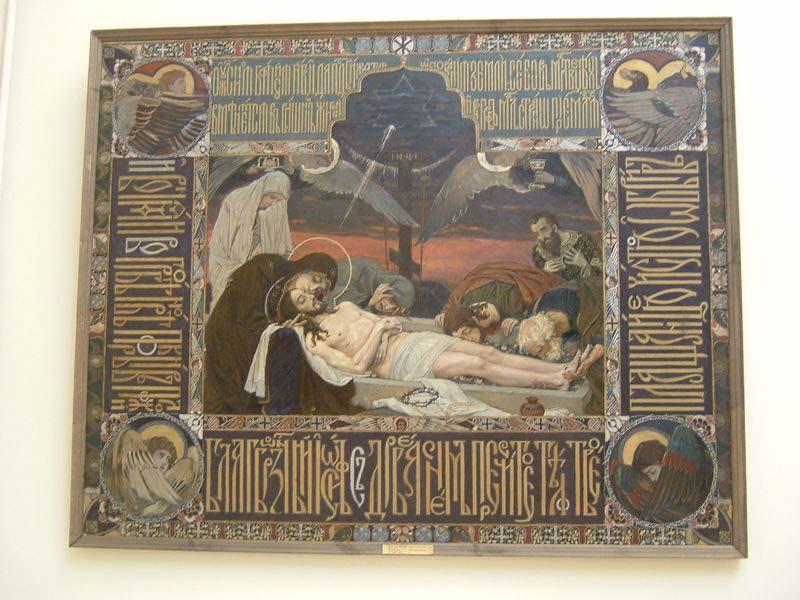 Viktor Vasnetsov Entombing, oil painting image